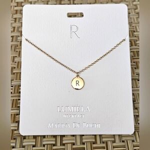 🎅R * Initial Name Chain Lumiela Necklace 🎅